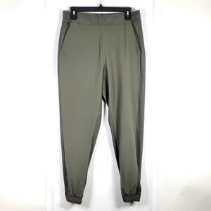 Athleta Textured Brooklyn Green Joggers #703 Size 8